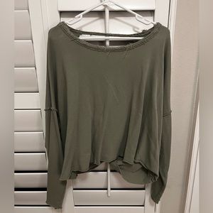 Green stylish sweater